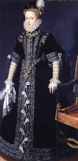 Juan Pantoja de la Cruz Portrait of Anna of Austria Sweden oil painting art